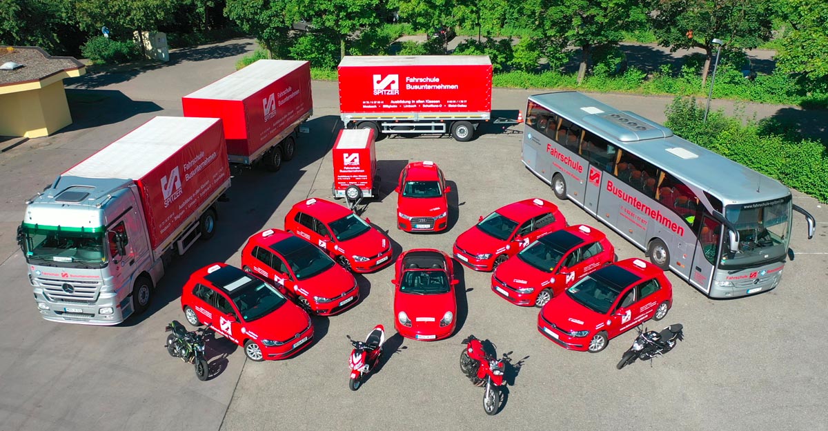 Unsere Fahrzeuge bei der Fahrschule Spitzer